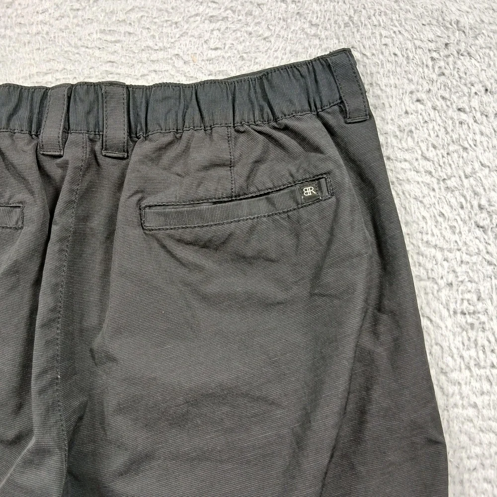 Banana Republic Men's Tech Shorts Size 38 Black Textured Performance Casual‎ EUC